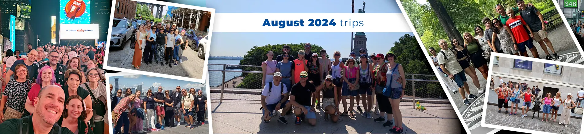  Trips to New York in August 2024 with flight, hotel and guide